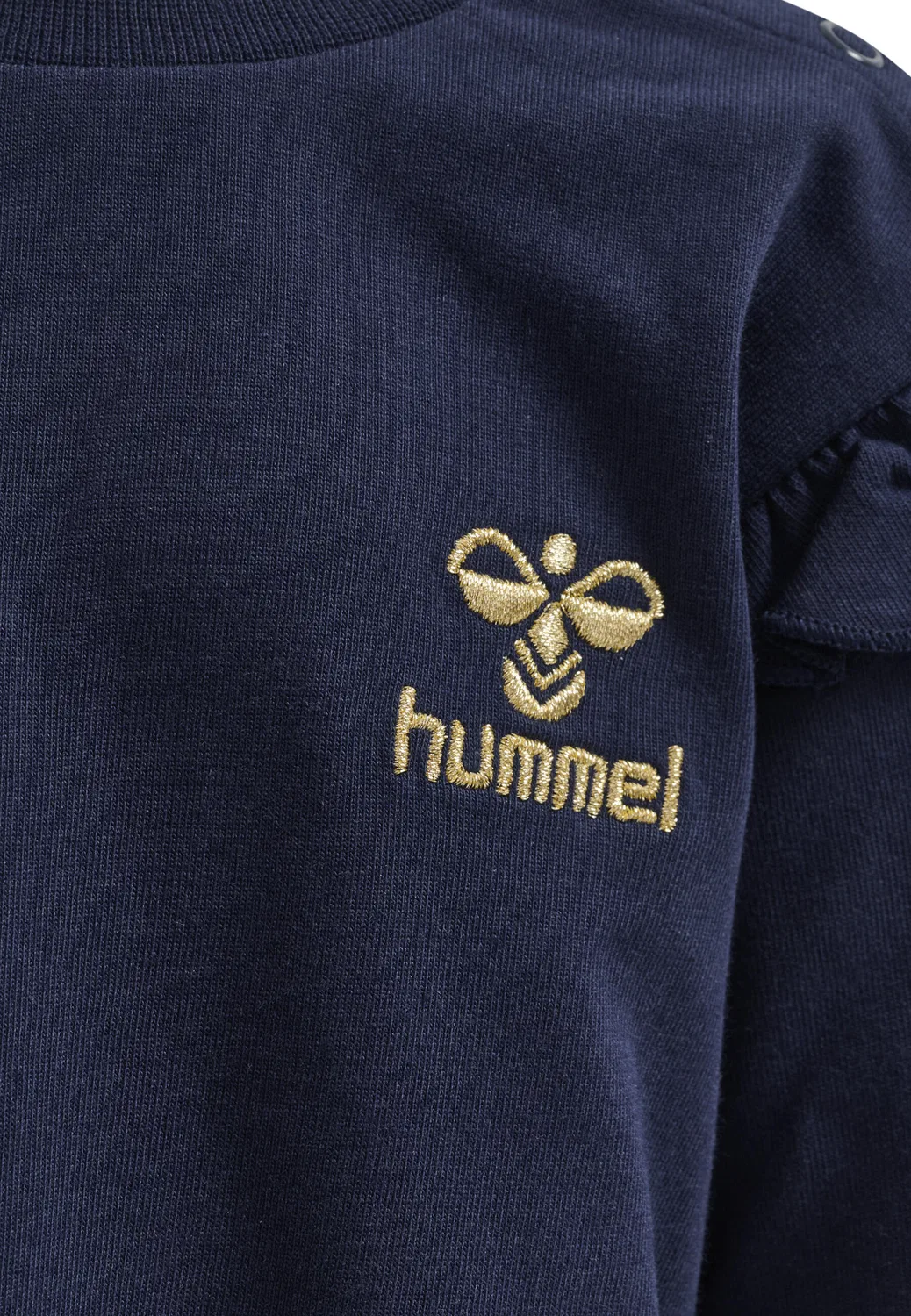 Детское платье с длинным рукавом Hmlsigne Lifestyle Hummel, Navyblau — фото 3