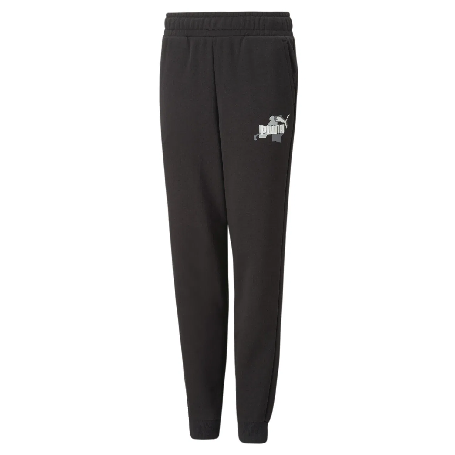 Детские спортивные штаны с принтом Essentials+ Street Art Puma, Schwarz