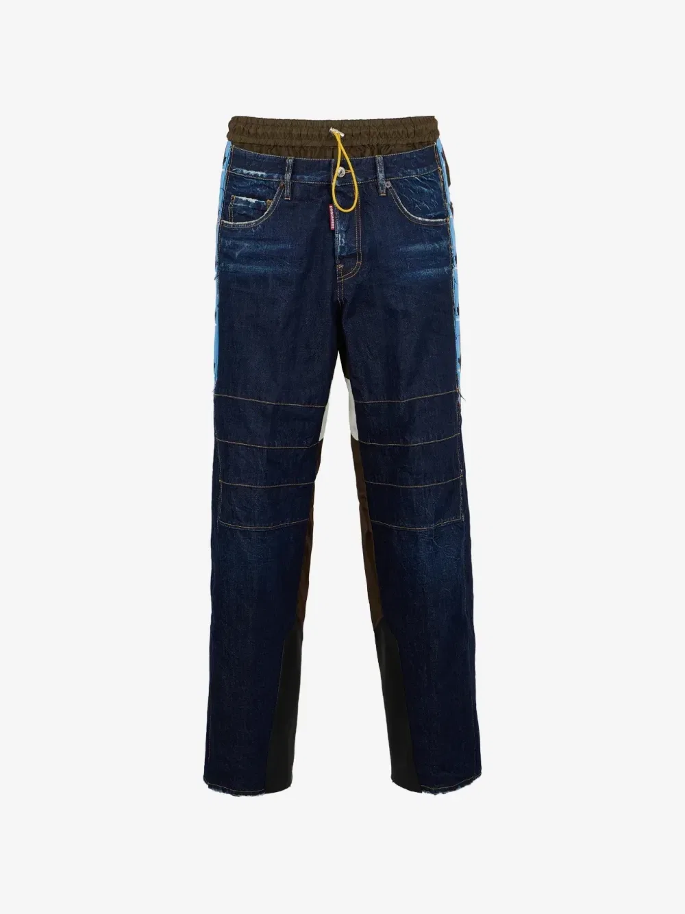 Брюки с эластичным поясом DSQUARED2, коричневый