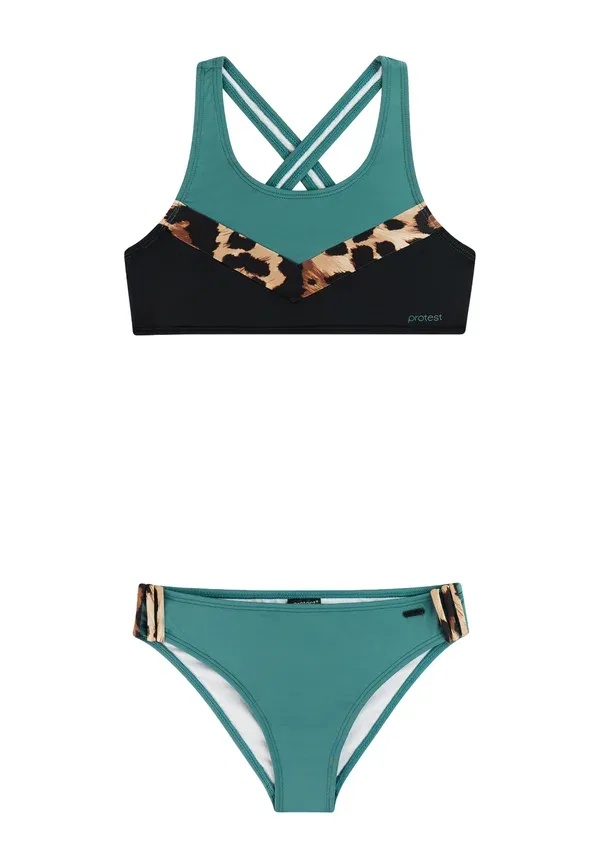 Купальник комплект Animal print Protest, Laurelgreen, зеленый