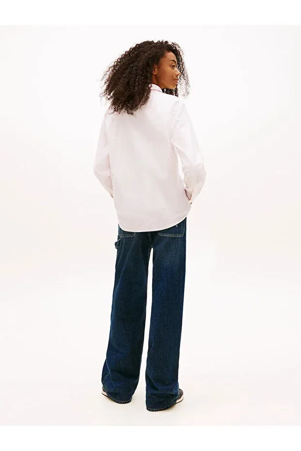 Женская рубашка с длинным рукавом Tommy Hilfiger, Light Pink — фото 4