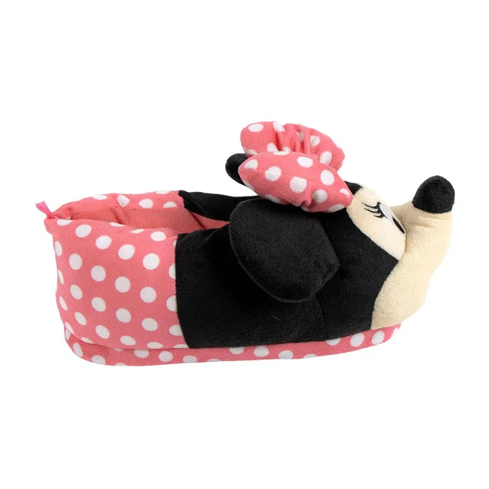 Детские тапочки для девочек с 3D-аппликацией Minnie Disney, Pink — фото 2