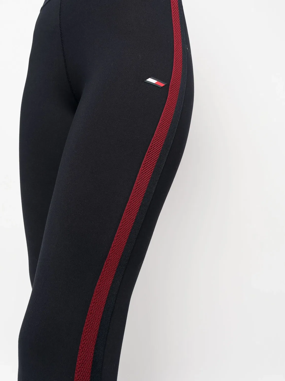 Леггинсы 7/8 с деталями ленты Tommy Hilfiger, синий — фото 2