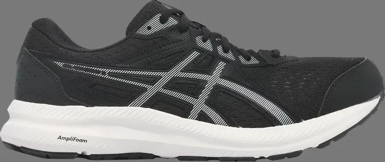 

Кроссовки gel contend 8 4e wide 'black white' Asics, черный