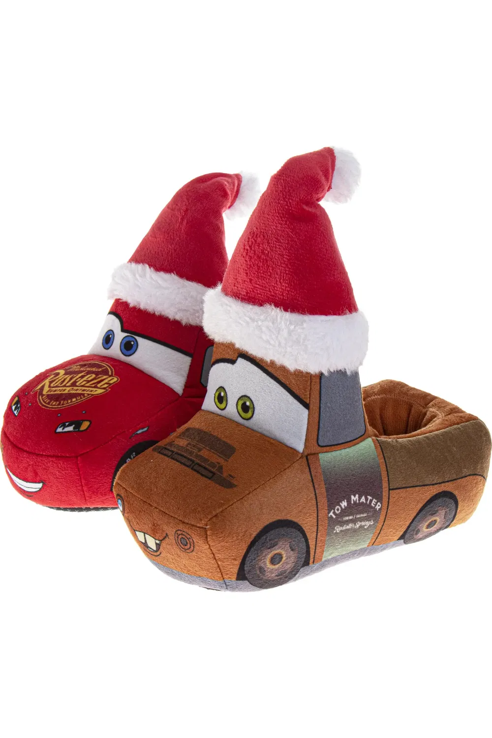 Детские тапочки с персонажами Lightning McQueen и Mater Disney, красный