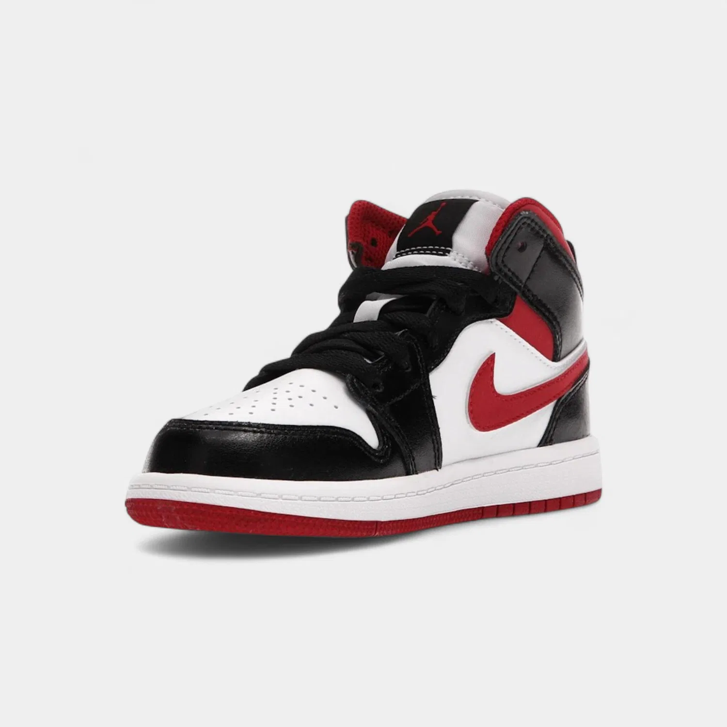 Детские кроссовки Jordan 1 Mid Gym Red Black White, Jordan, Rot — фото 3