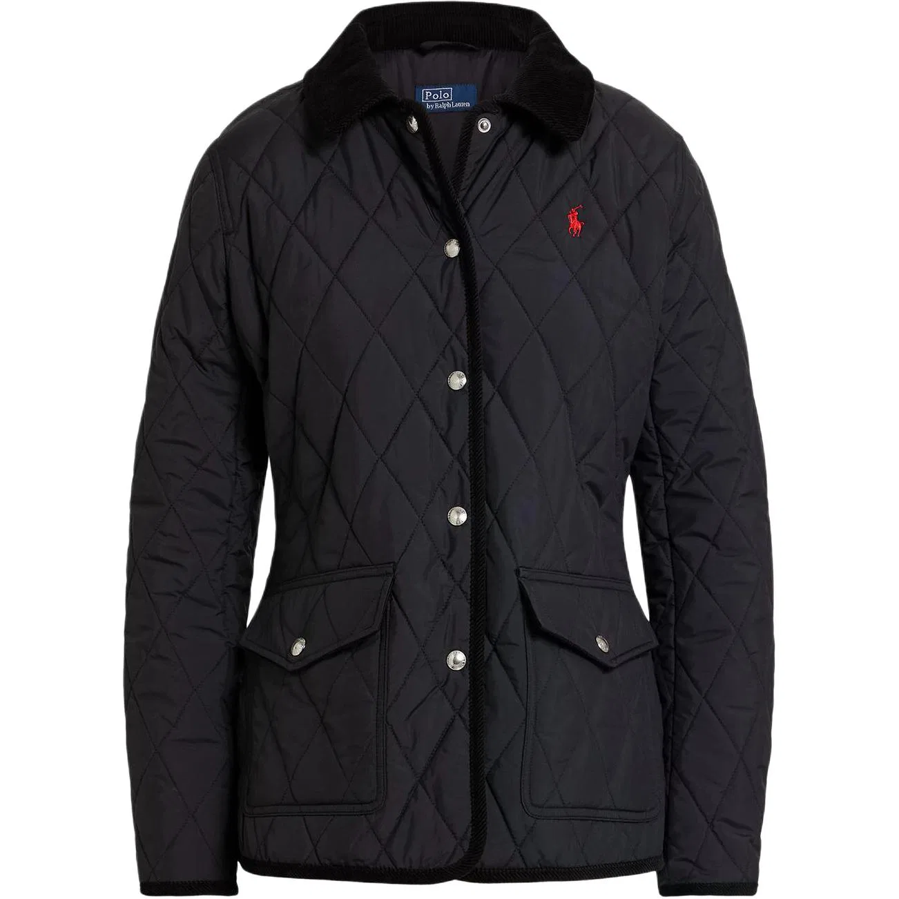 Женская куртка с лацканами прямого кроя 001 Polo Black Polo Ralph Lauren, Black — фото 3