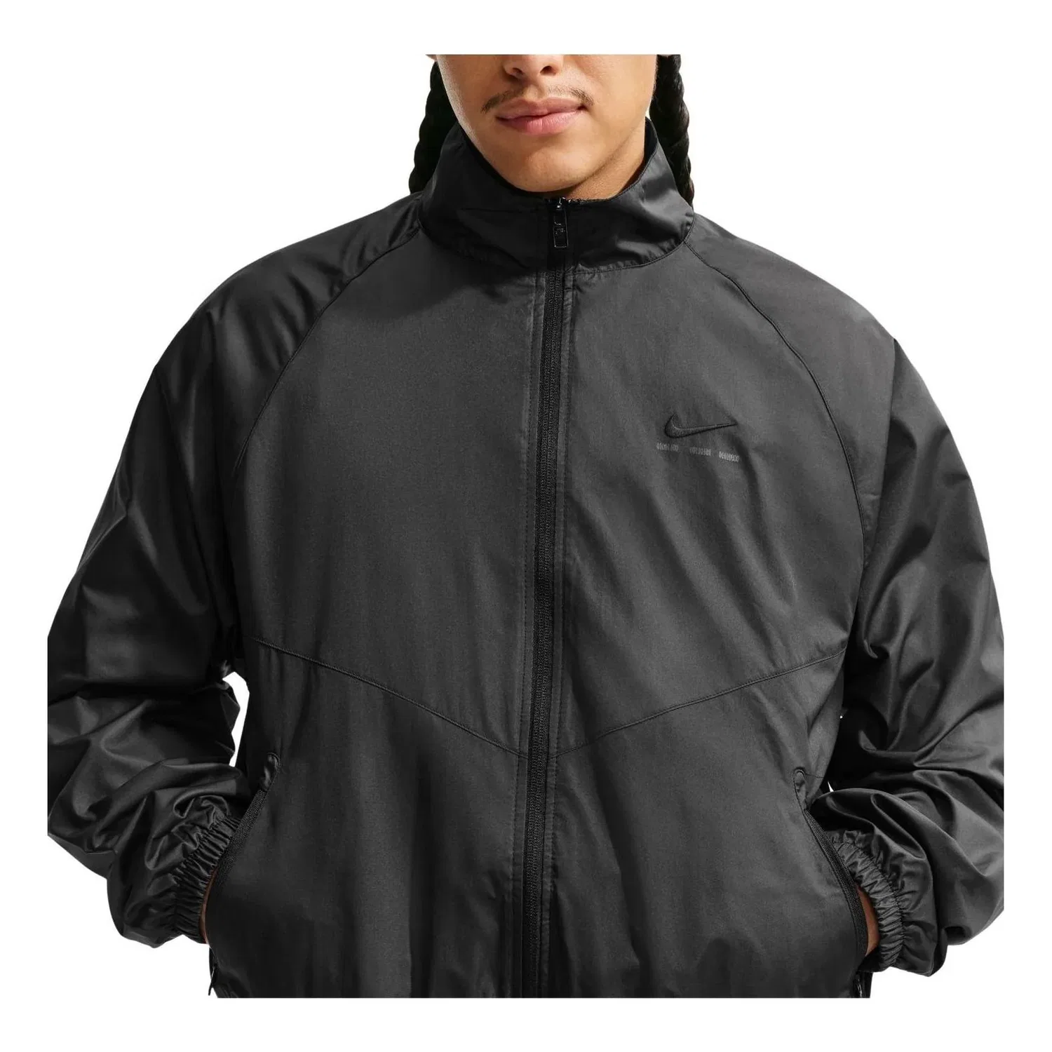 Мужская куртка Sportswear Windrunner Lined Jacket 'Black' Nike, черный
