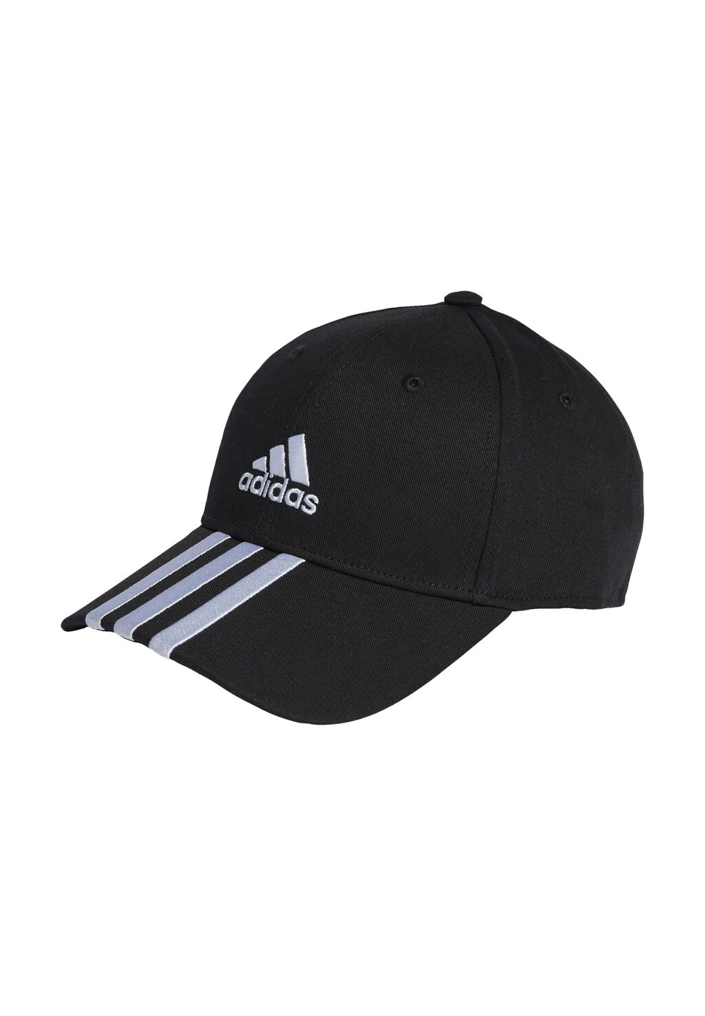 

Кепка БЕЙСБОЛЬНАЯ БЕЙСБОЛКА 3 STRIPES TWILL adidas Sportswear, черно-белая