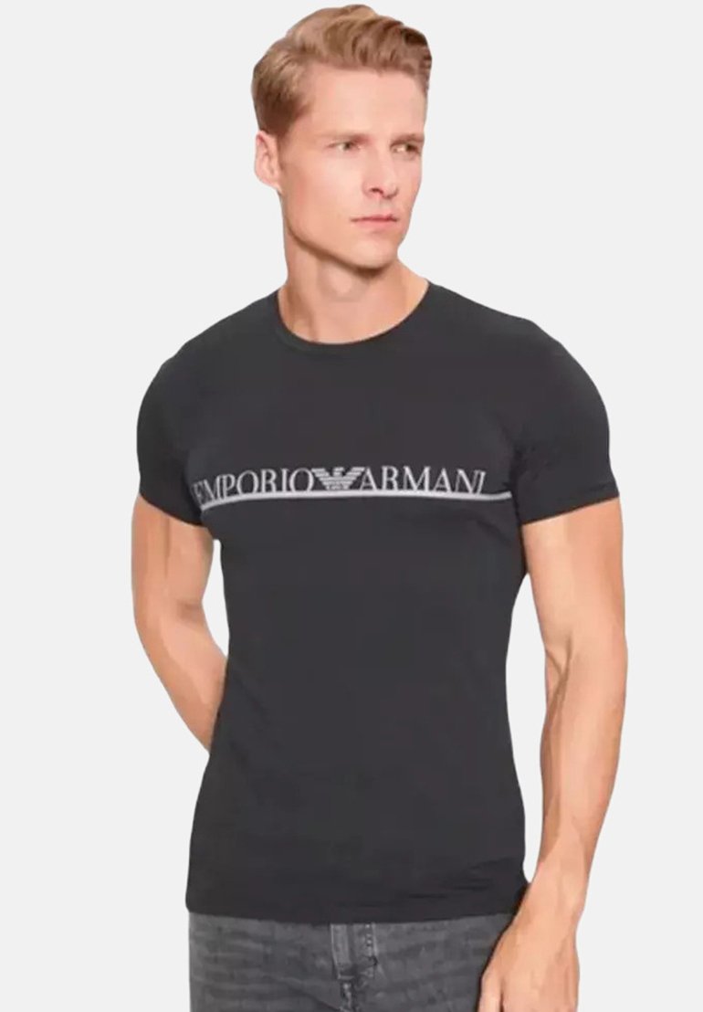 

Футболка с принтом CORE LOGO CREW Armani Jeans, черный