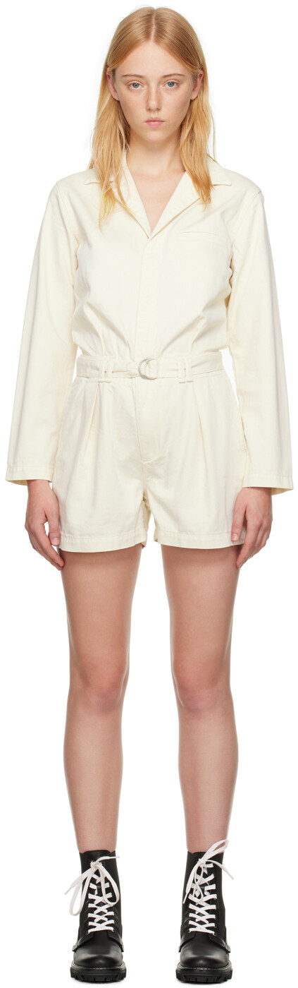 

Джинсовый комбинезон со складками Off-White rag & bone