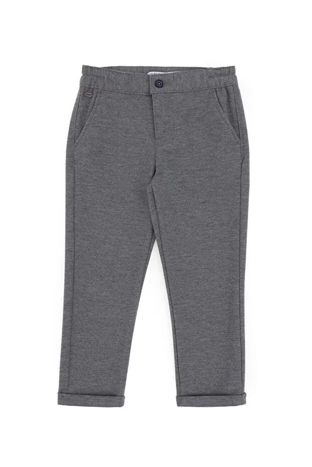 Детские брюки для мальчиков прямого кроя U.S. Polo Assn., Light Gray — фото 4
