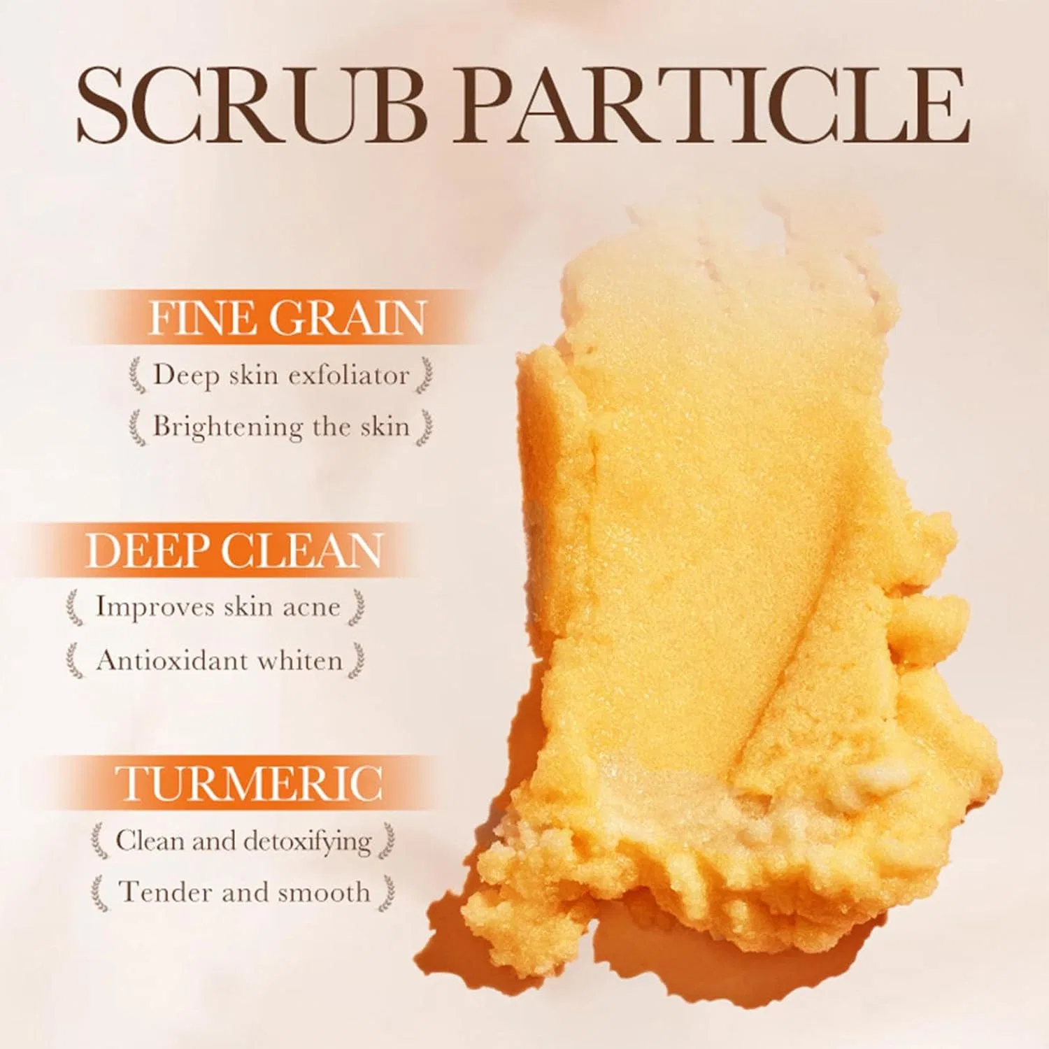 Скраб для тела Turmeric Anti-Ageing Body Scrub, Generisch, 1 шт — фото 3