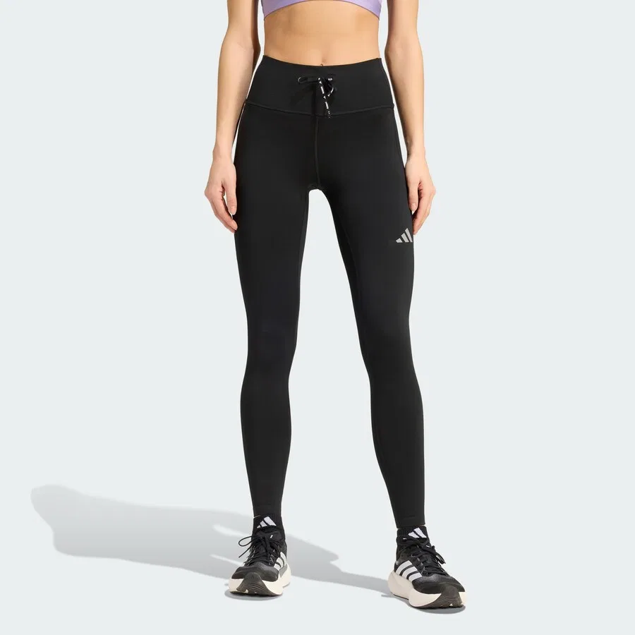 Спортивные брюки-скинни ADIDAS PERFORMANCE 'Essentials Winterized' черного цвета — фото 2