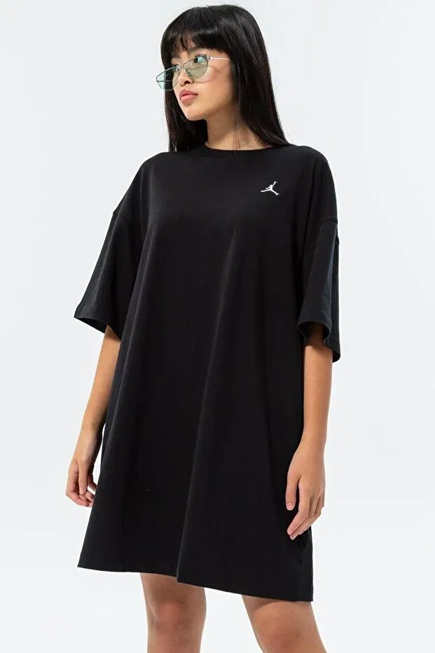Женское платье-футболка оверсайз Jordan Essentials Nike, Black