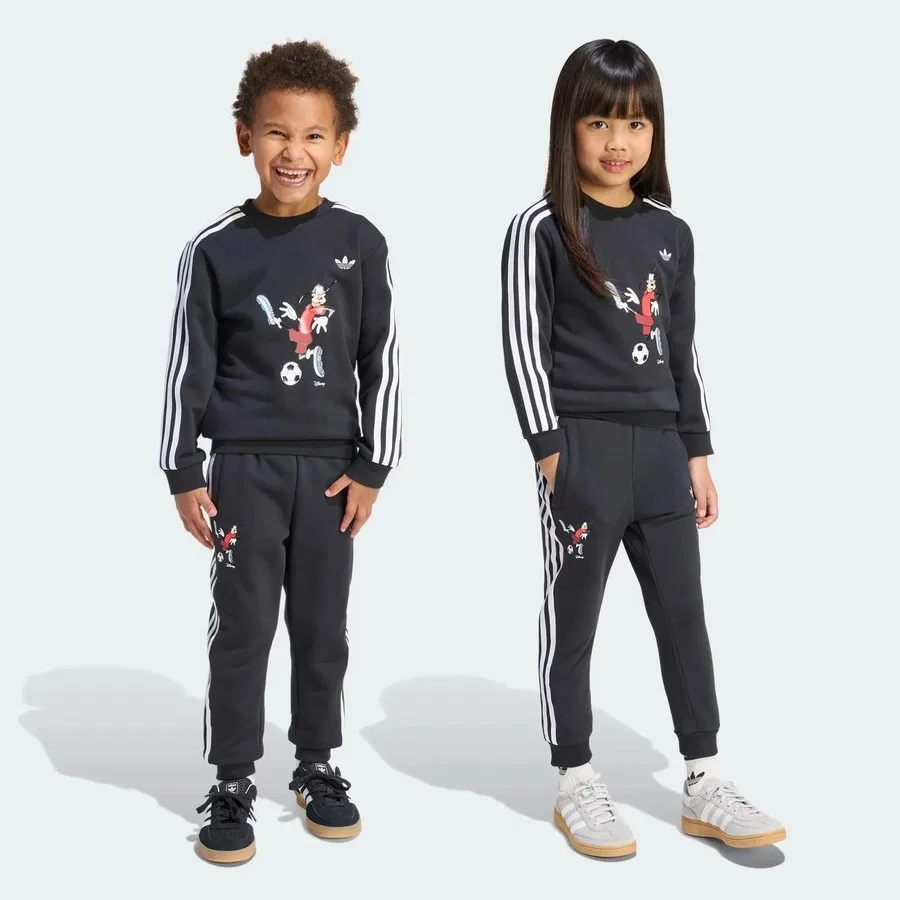 Детский спортивный комплект Disney Crew Set adidas, Черный