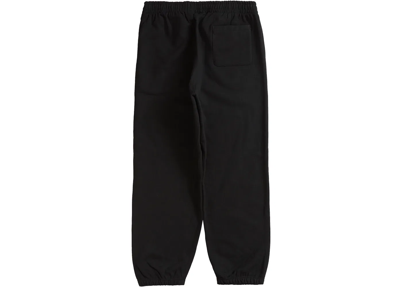 Мужские спортивные штаны с сатиновой аппликацией Supreme Sweatpant (FW23), Black — фото 2