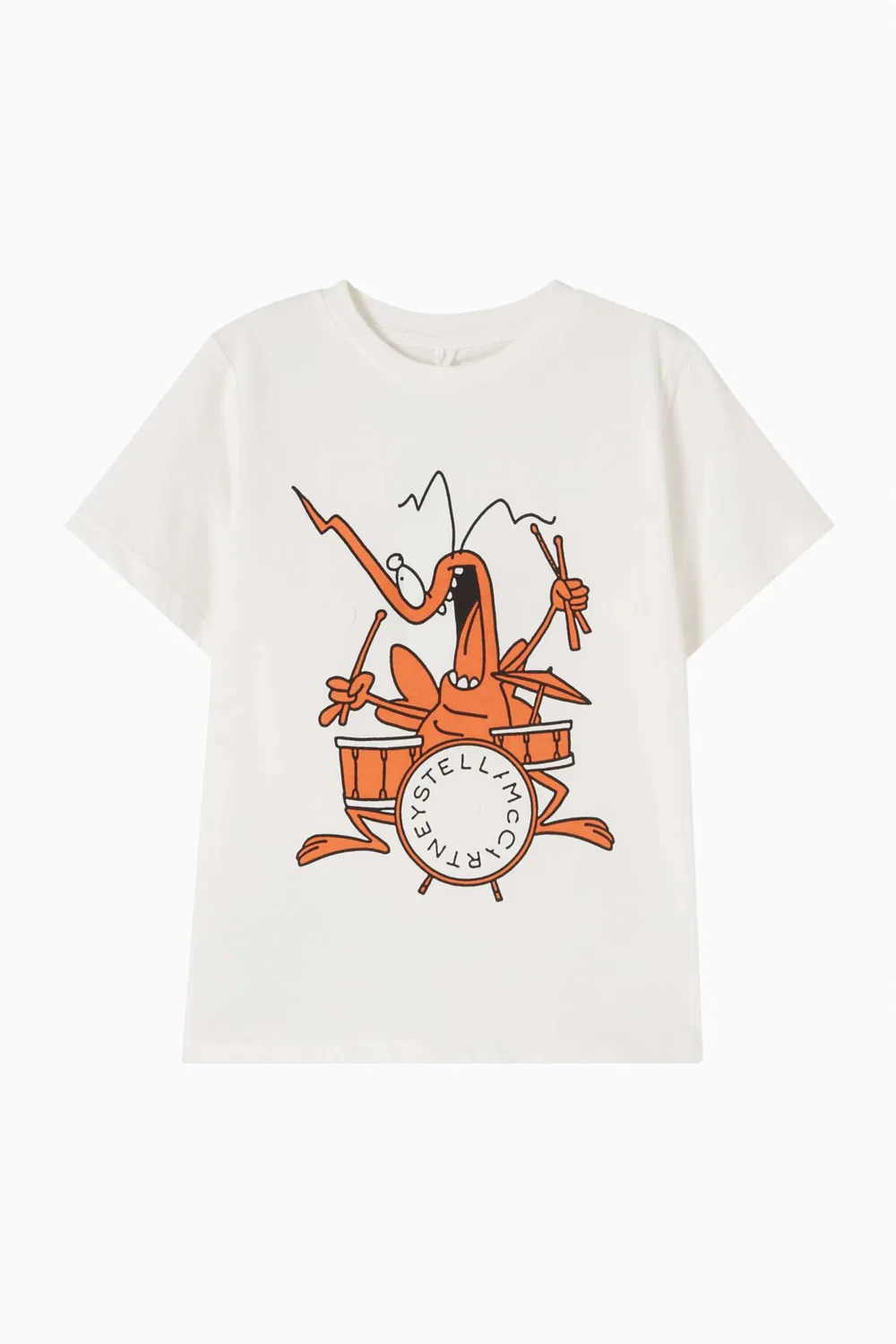 Футболка хлопковая Drumming Bug Stella McCartney