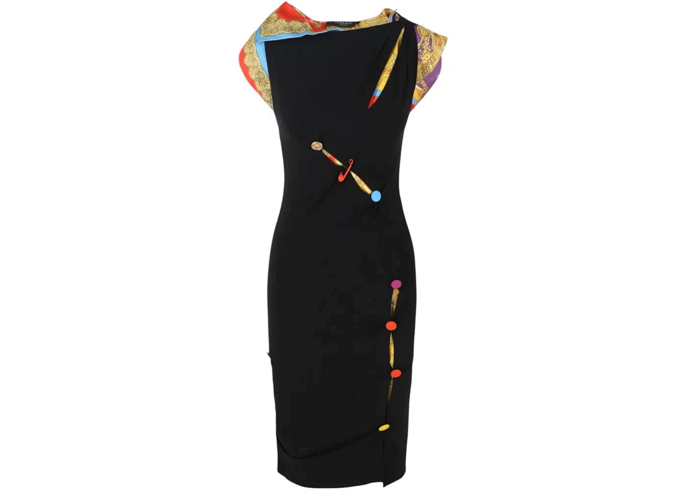 Женское платье с вырезами Versace, Black