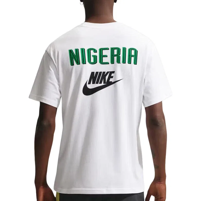 Мужская футболка с принтом Nike Nigeria 1996 Reissue T-Shirt, белый — фото 2