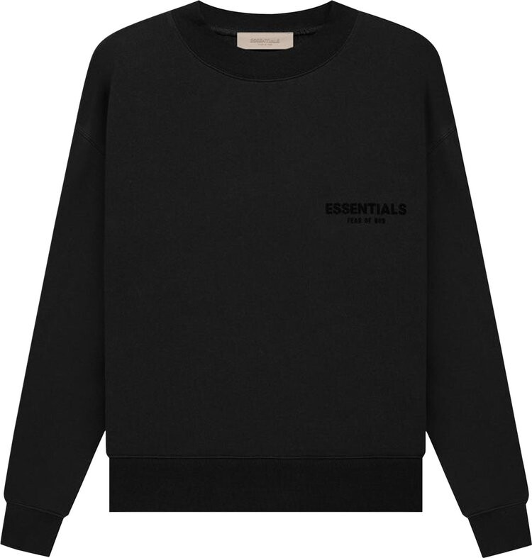 

Толстовка Fear of God Essentials Crewneck 'Stretch Limo', черный