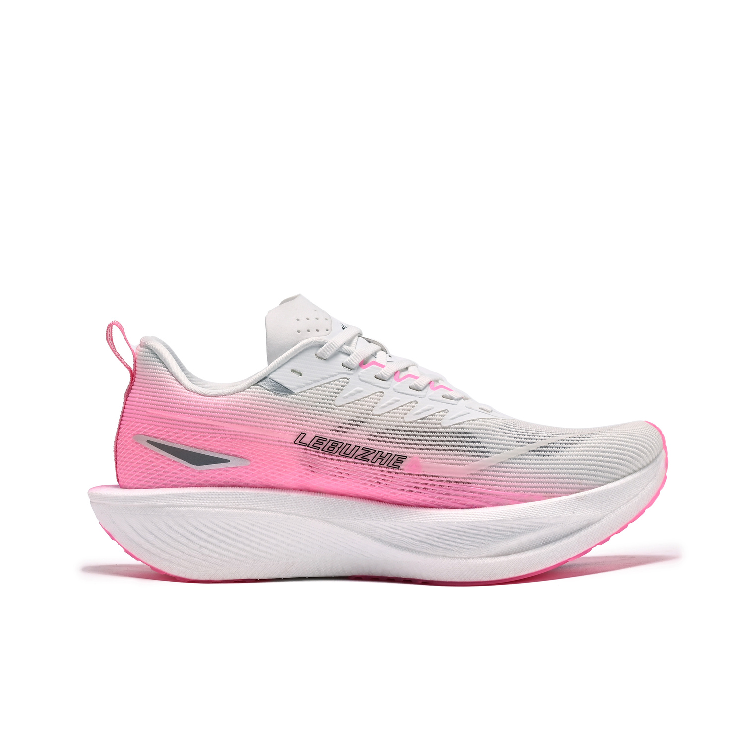 LEBUZHE Низкие кроссовки для бега унисекс Cherry Blossom Lime Mismatched, цвет Cherry Blossom Lime Mismatched — фото 4