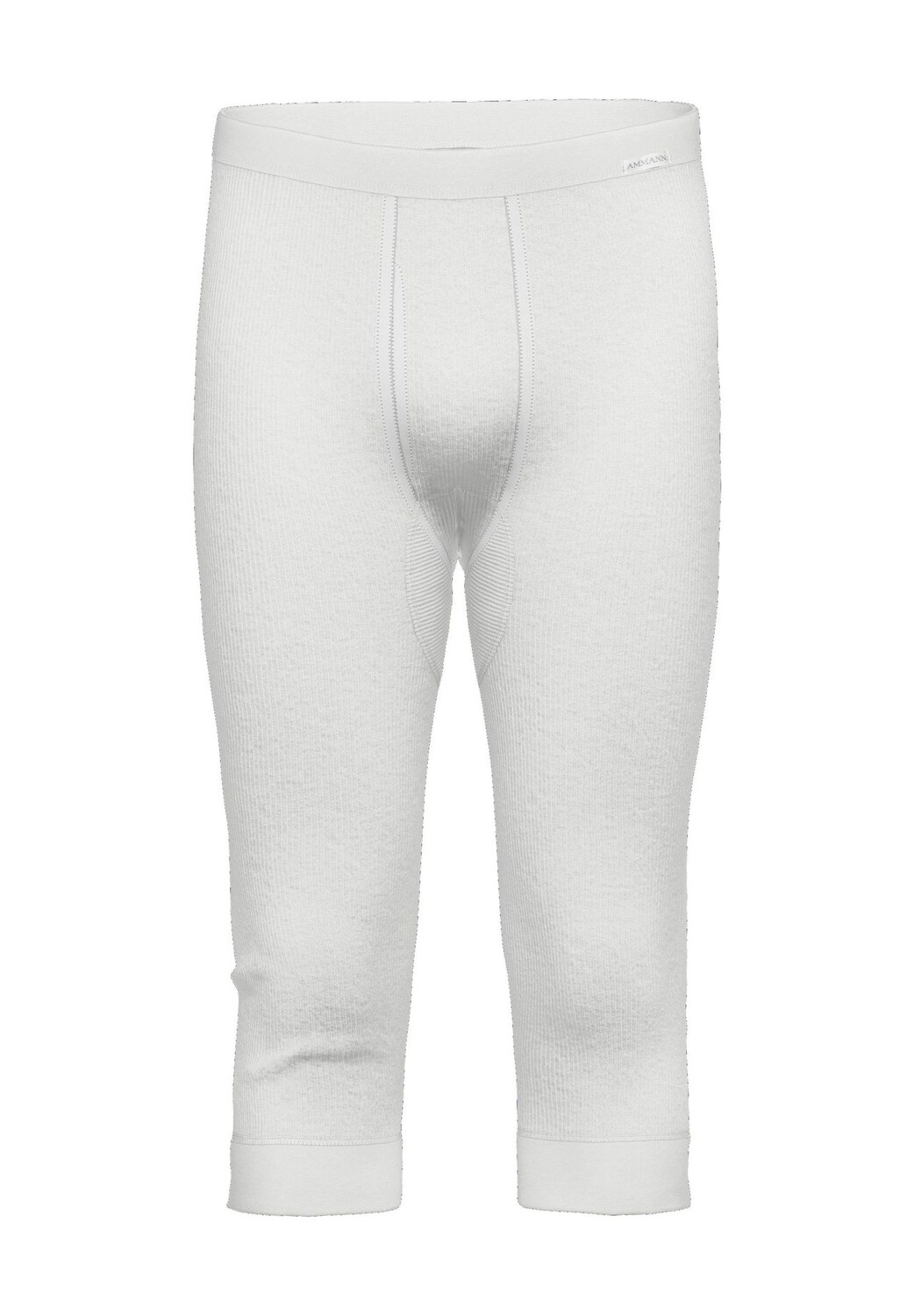 

Трусы Double Ribbon 433 длинные, хлопок, длина 3/4, мужские AMMANN, белый