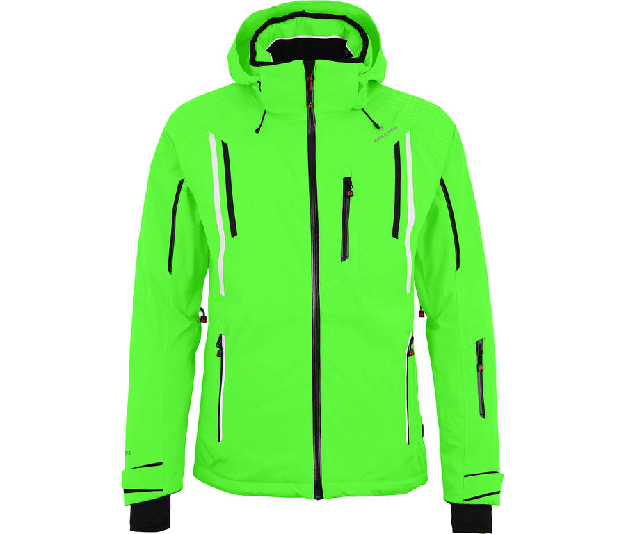 

BERGSON Мужская утеплённая горнолыжная куртка, водонепроницаемость 20 000 мм водного столба, зелёная, Зеленый, BERGSON Мужская утеплённая горнолыжная куртка, водонепроницаемость 20 000 мм водного столба, зелёная