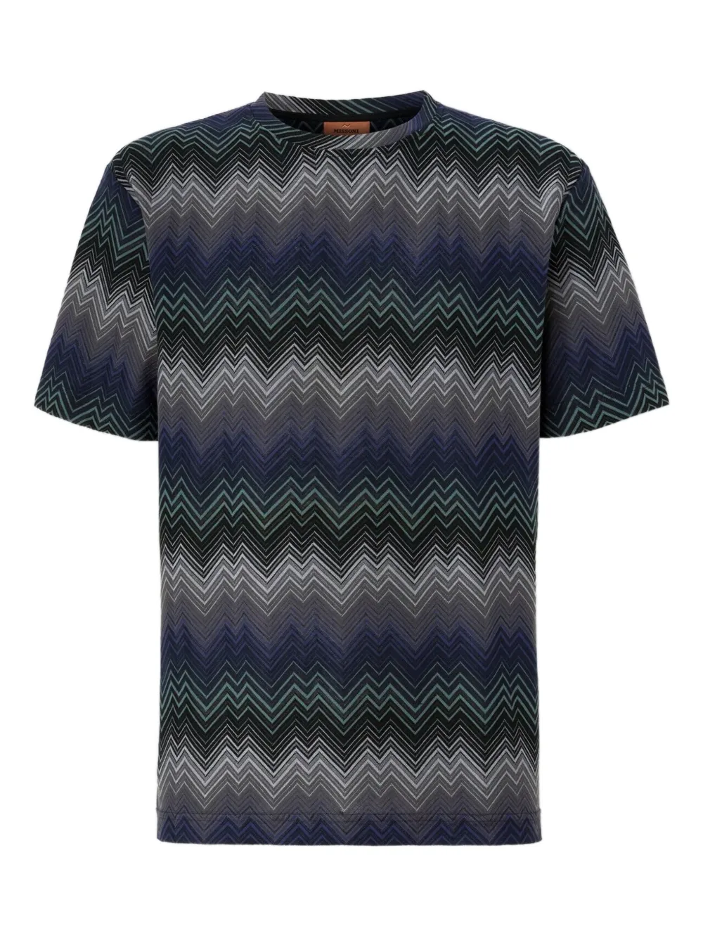 

Футболка с шевронным узором Missoni, синий