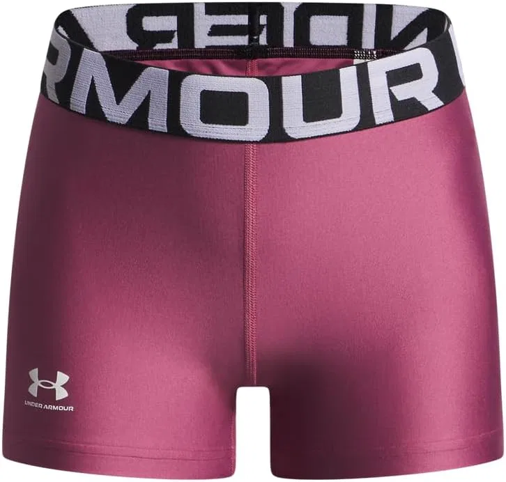 Короткие шорты Under Armour Girls' HeatGear Shorty, (659) Fuchsia Dusk//White