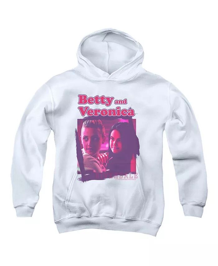 

Толстовка с капюшоном Betty And Veronica для мальчиков и девочек Riverdale, белый