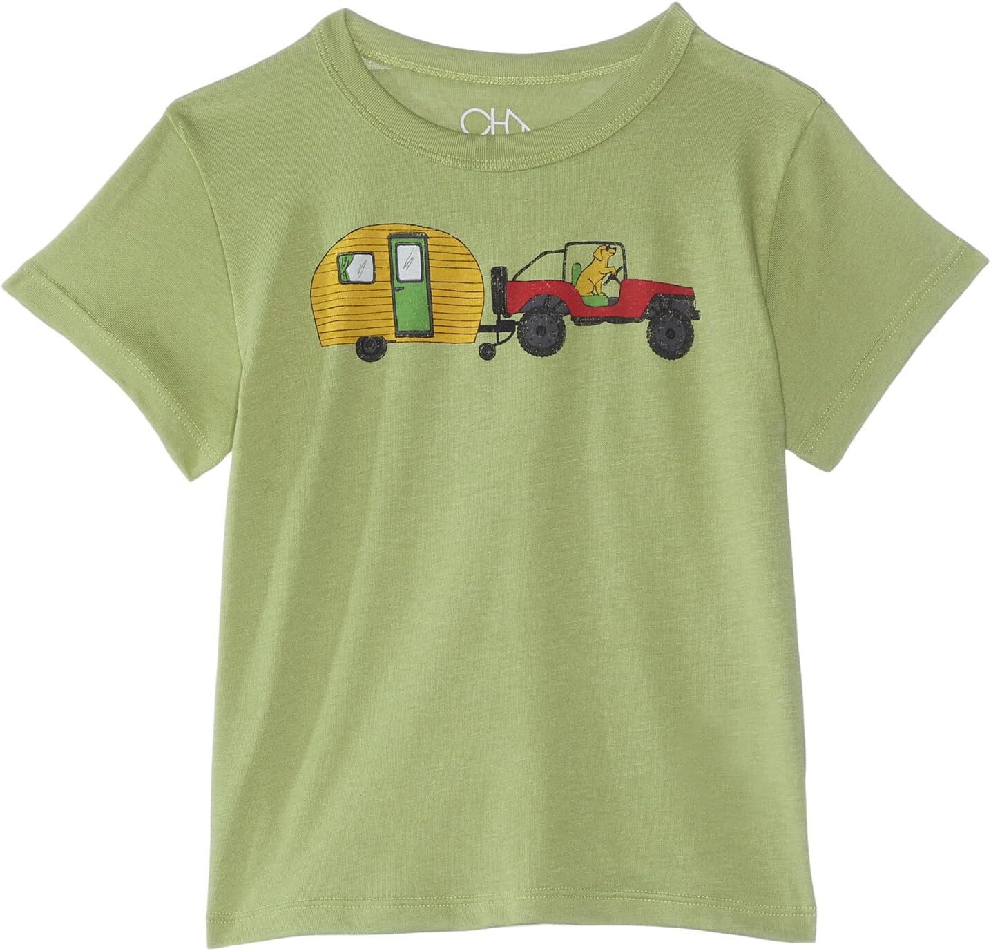 

Футболка Chaser Kids Jeep Dog Tee, цвет Pale Fern