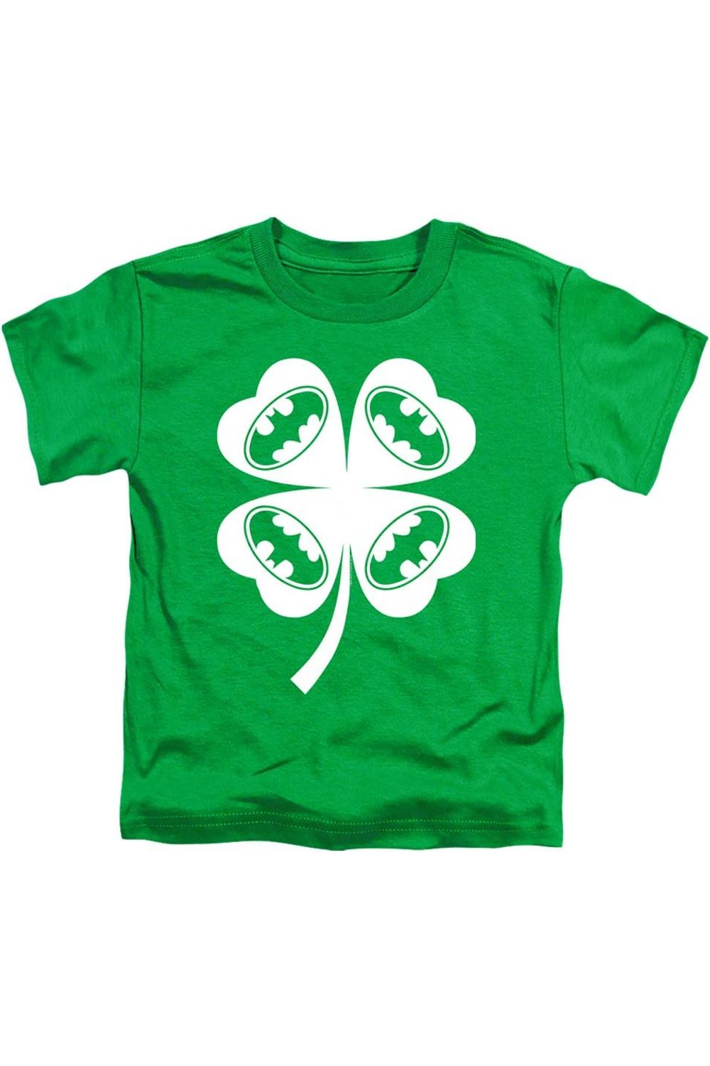 

Детская футболка с коротким рукавом "Бэтмен: Клевер" Gildan, зеленый
