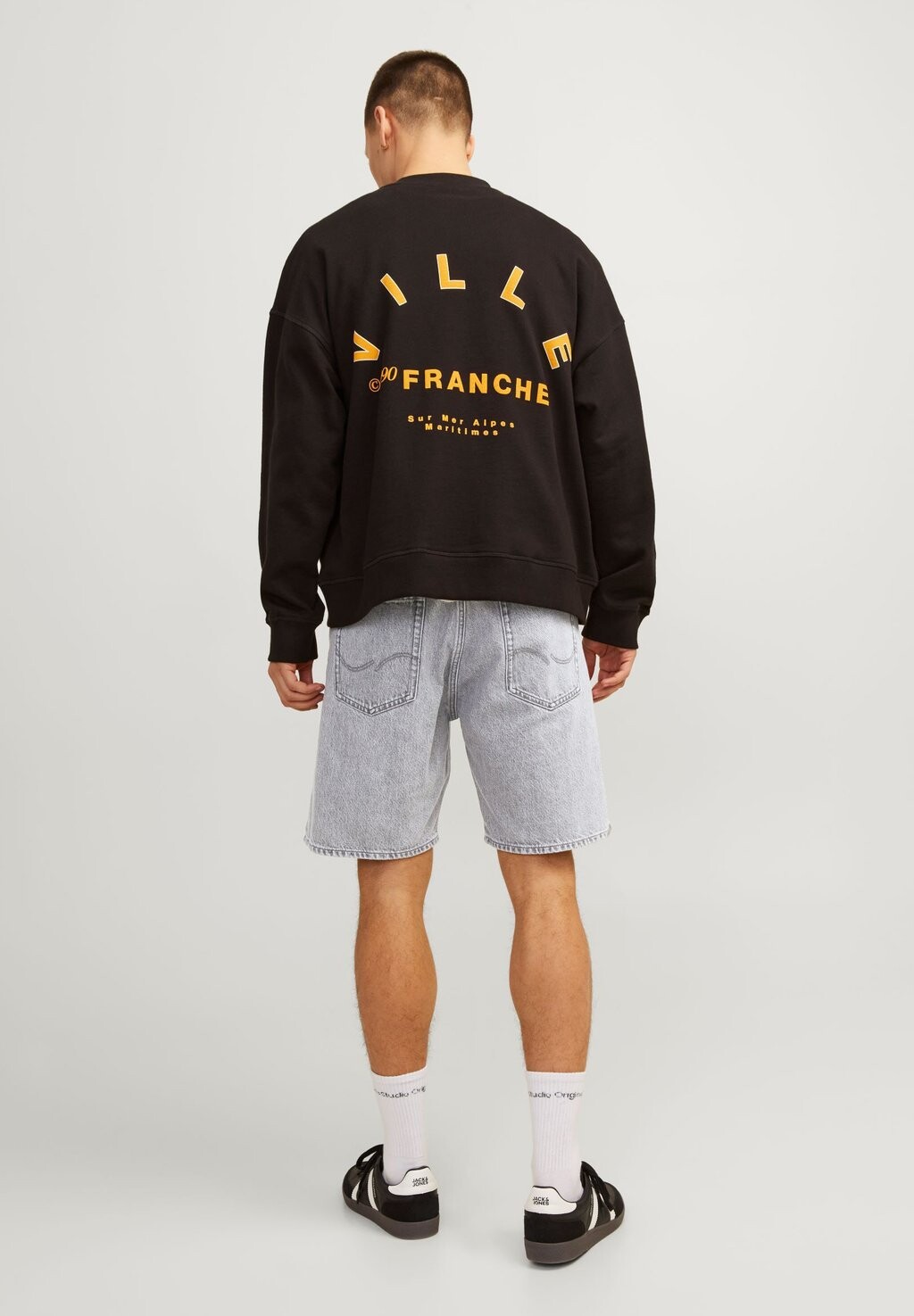 

Джинсовые шорты Jjitony Jjoriginal Jack & Jones, серый деним