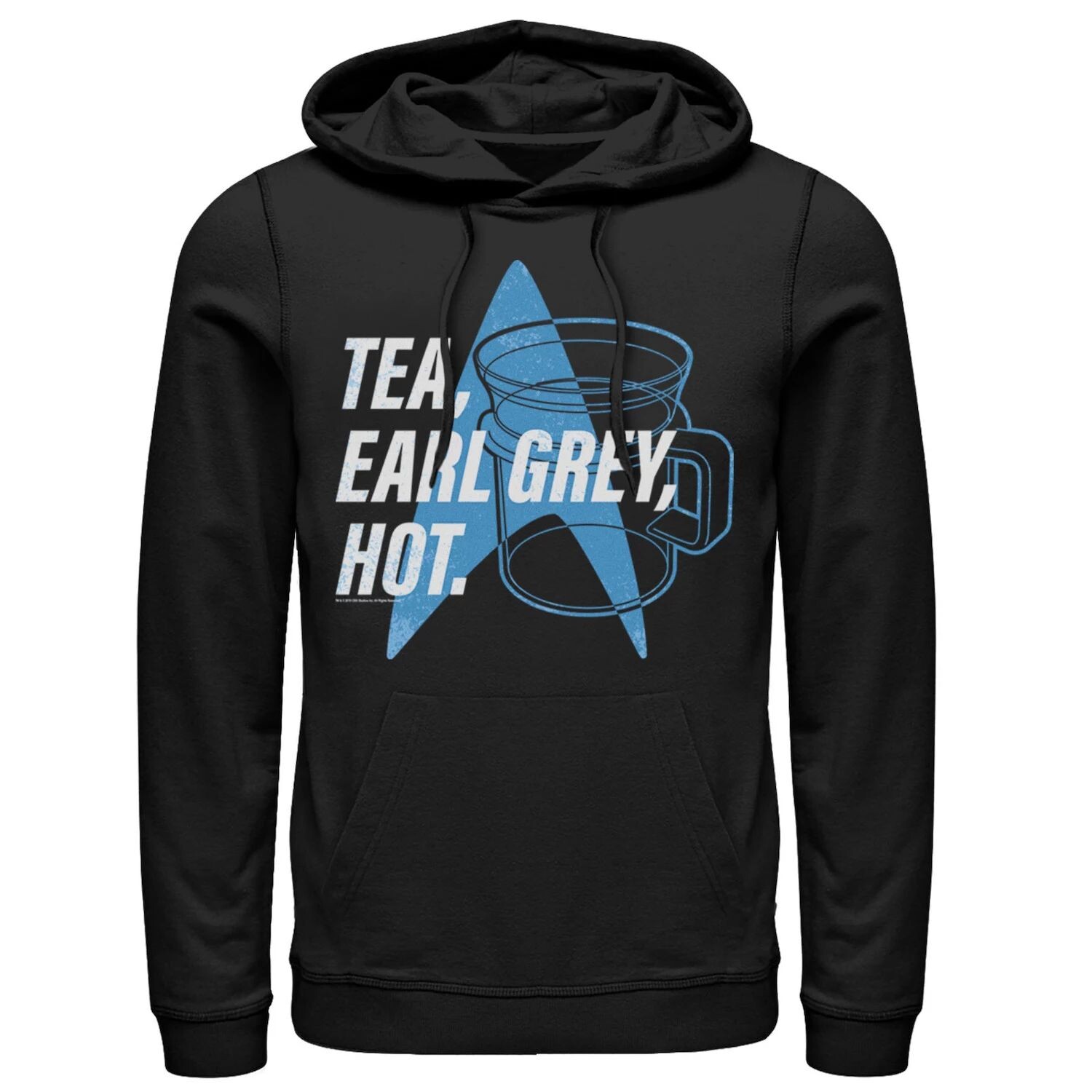 

Мужская толстовка с капюшоном Star Trek Next Generation Tea Earl Grey Licensed Character