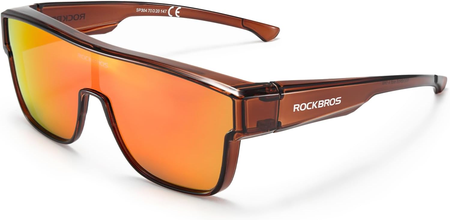 

Поляризованные солнцезащитные очки ROCKBROS, обеспечивающие 100% защиту от УФ-излучения UV400, подходят для мужчин и женщин, а также для вождения и езды на велосипеде, Dark Brown