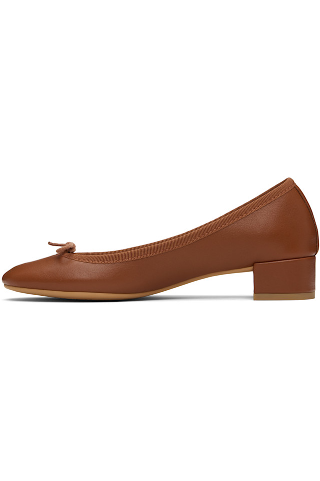 Камилла туфли на каблуке с резиновой подошвой Repetto, цвет cinnamon — фото 3