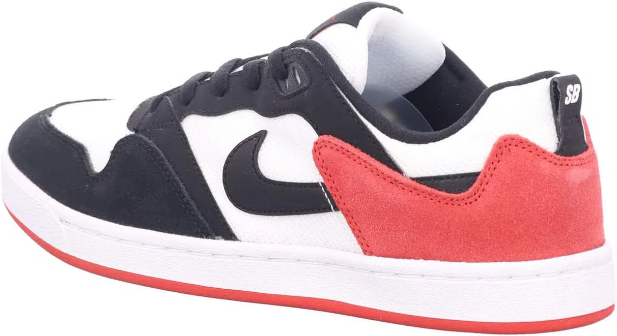 Кроссовки мужские Nike SB Alleyoop, белый/черный/университетский красный — фото 3