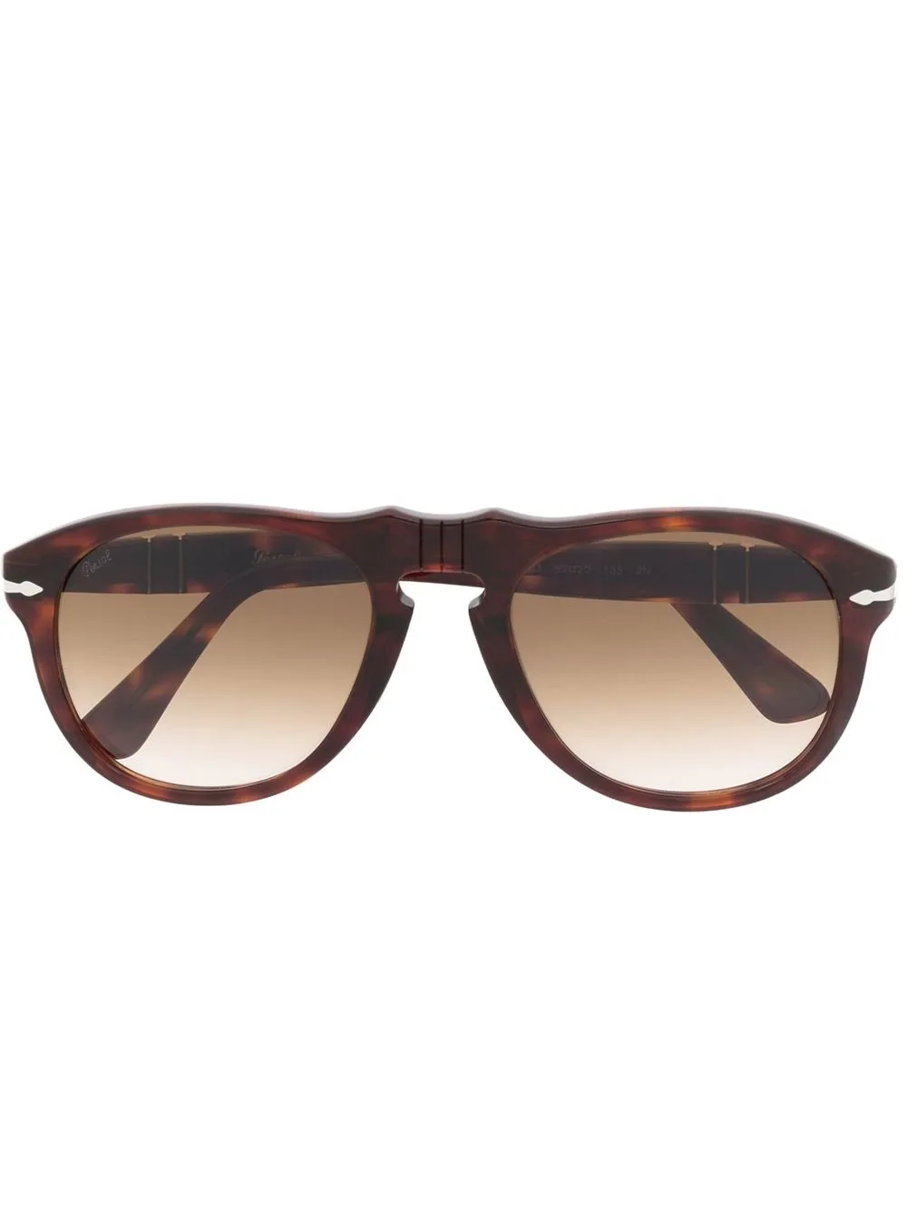 

Солнцезащитные очки в оправе черепаховой расцветки Persol, коричневый