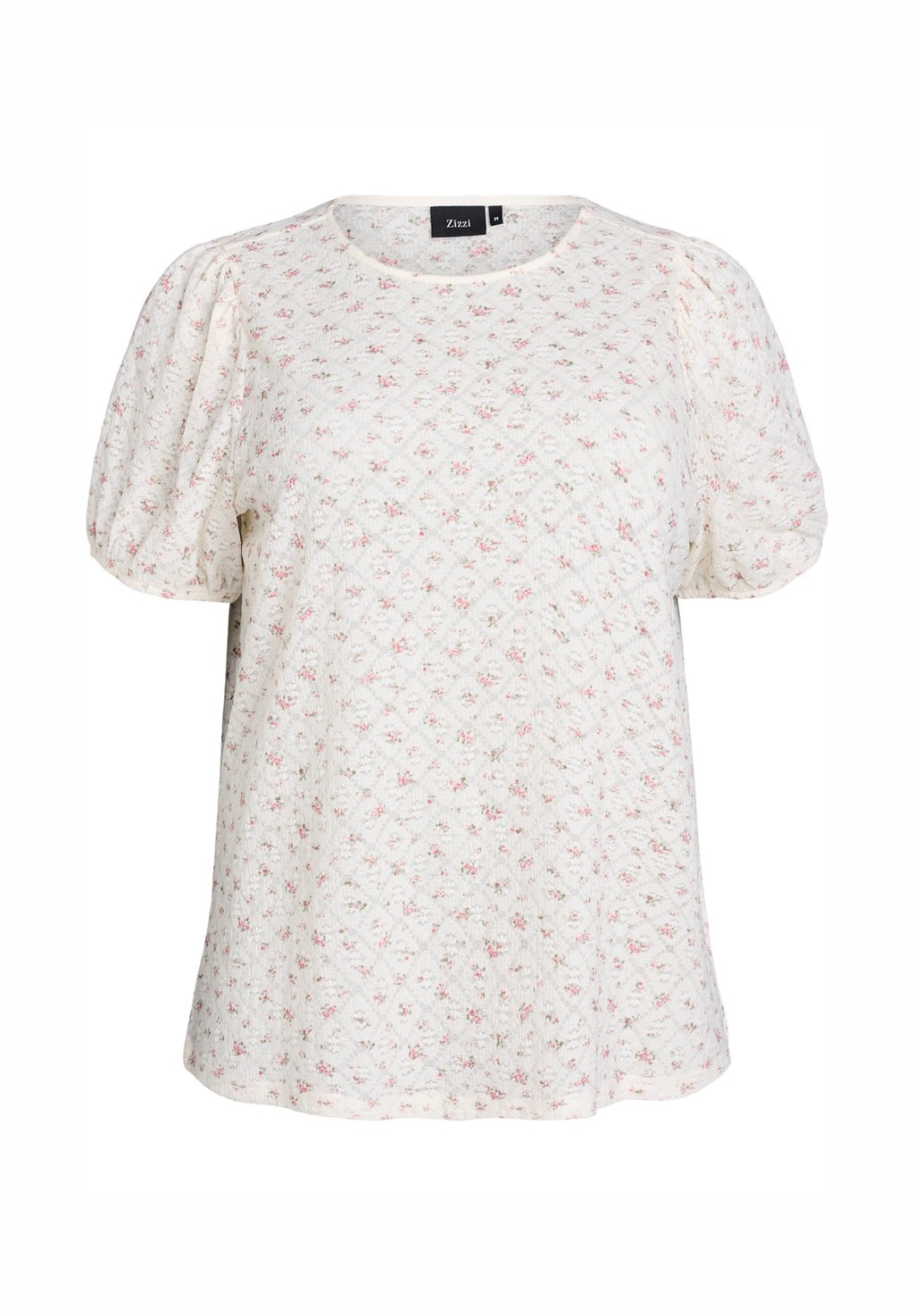 

Блуза KURZARM MIT BLUMENPRINT Zizzi, кремовый