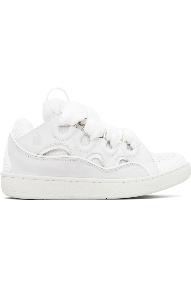 

Кроссовки из натуральной кожи Lanvin, белый