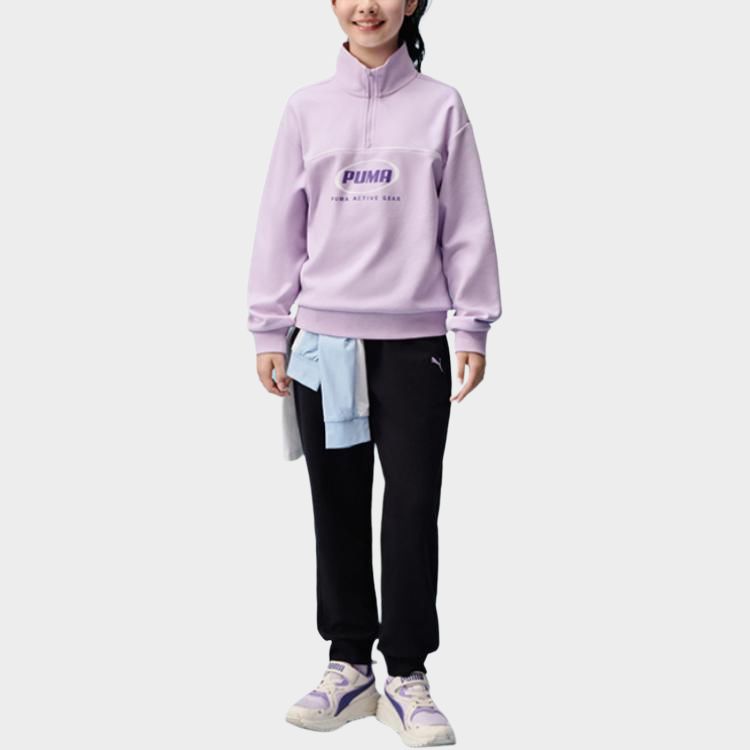 Повседневный спортивный костюм PERFORMANCE FW25 2 предмета детский PUMA, фиолетовый — фото 2