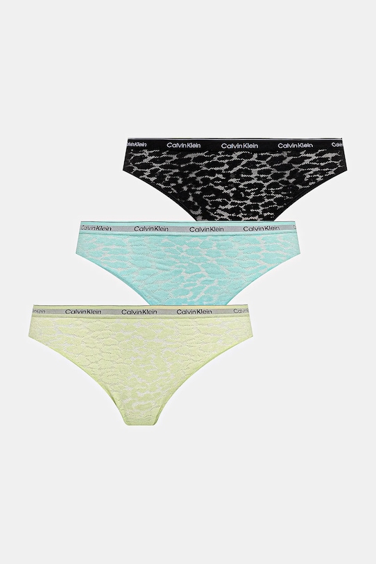 

Бразильяны 3 шт Calvin Klein Underwear, бирюзовый
