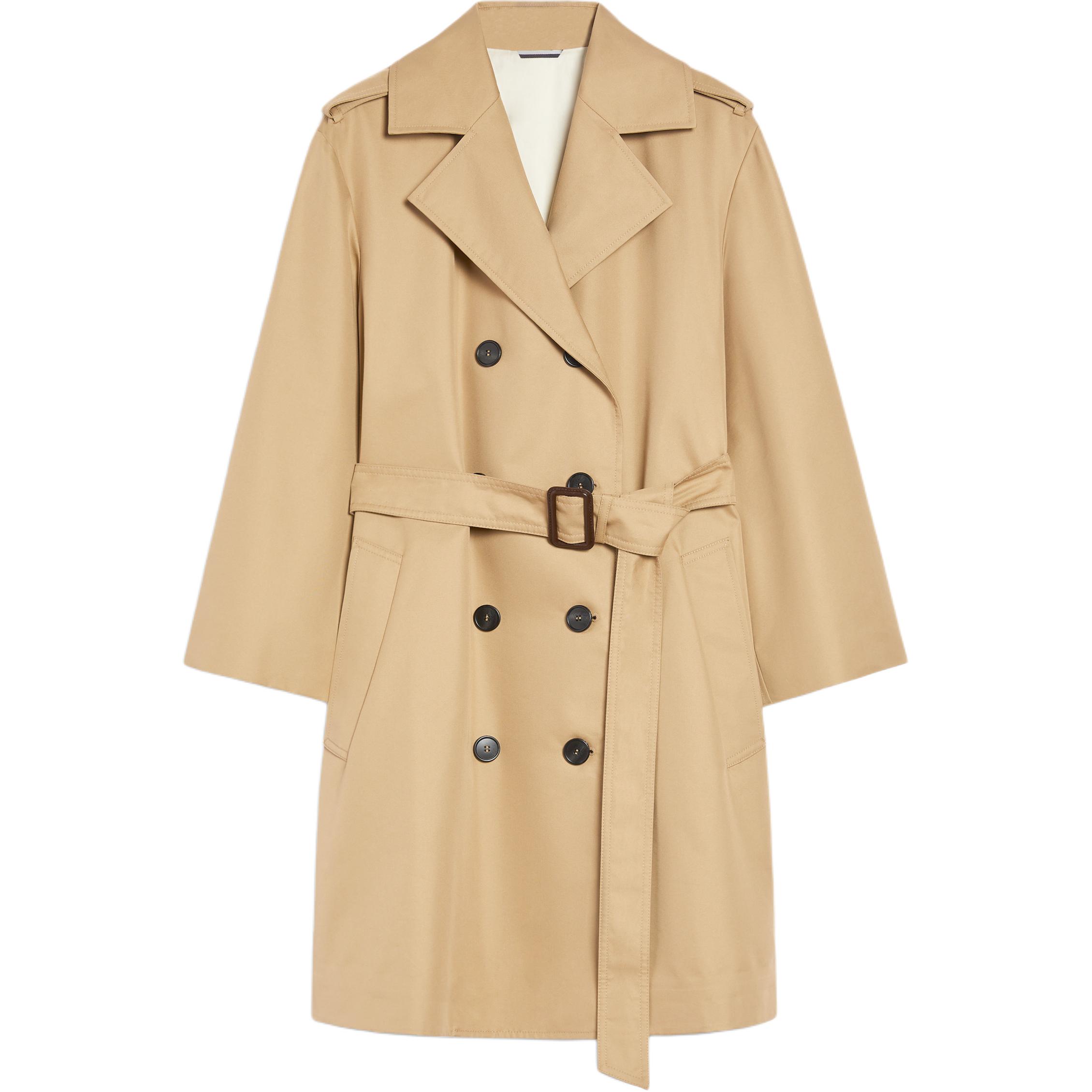 

WEEKEND MaxMara Тренч женский хаки, Khaki