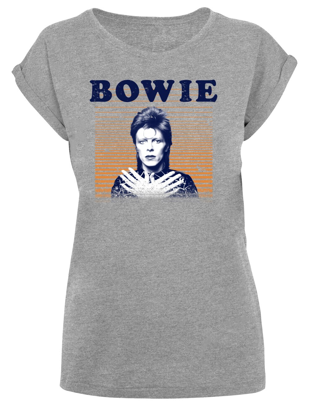 

Рубашка F4Nt4Stic David Bowie Orange Stripes, серый
