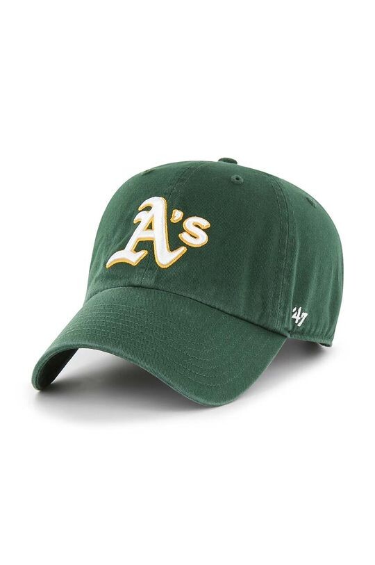 

Хлопковая кепка MLB Oakland Athletics 47 brand, зеленый