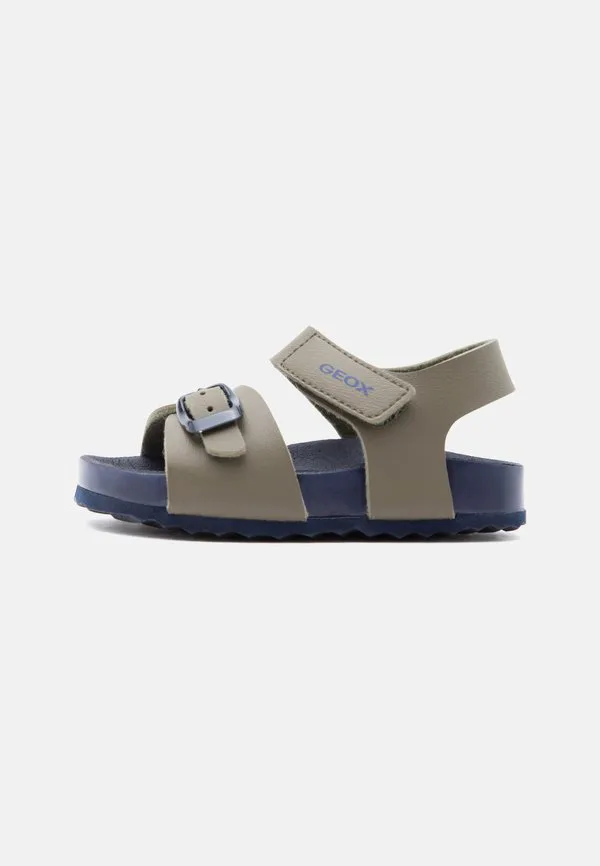 Сандалии унисекс chalki для мальчика Geox, Olive/Navy