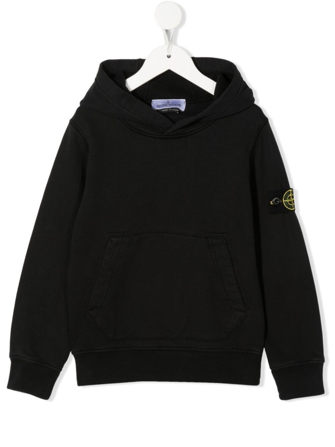 

Stone Island Junior худи с логотипом, черный