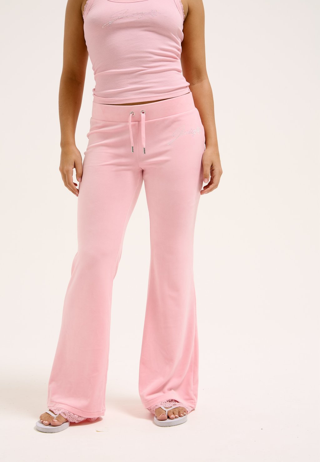 

Спортивные штаны JUICY HIBISCUS CRYSTAL LISA LOW RISE Juicy Couture, розовый