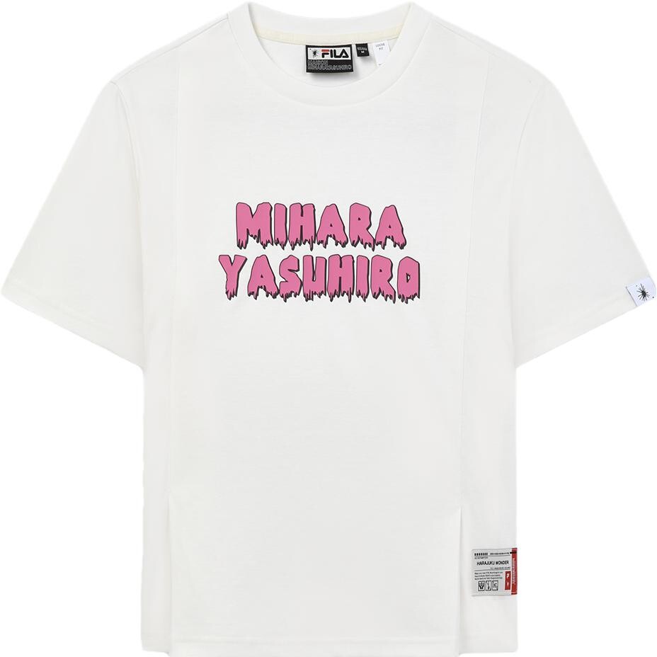 

Футболка женская, цвет кокосовое молоко, белая Fila, цвет Coconut Milk White
